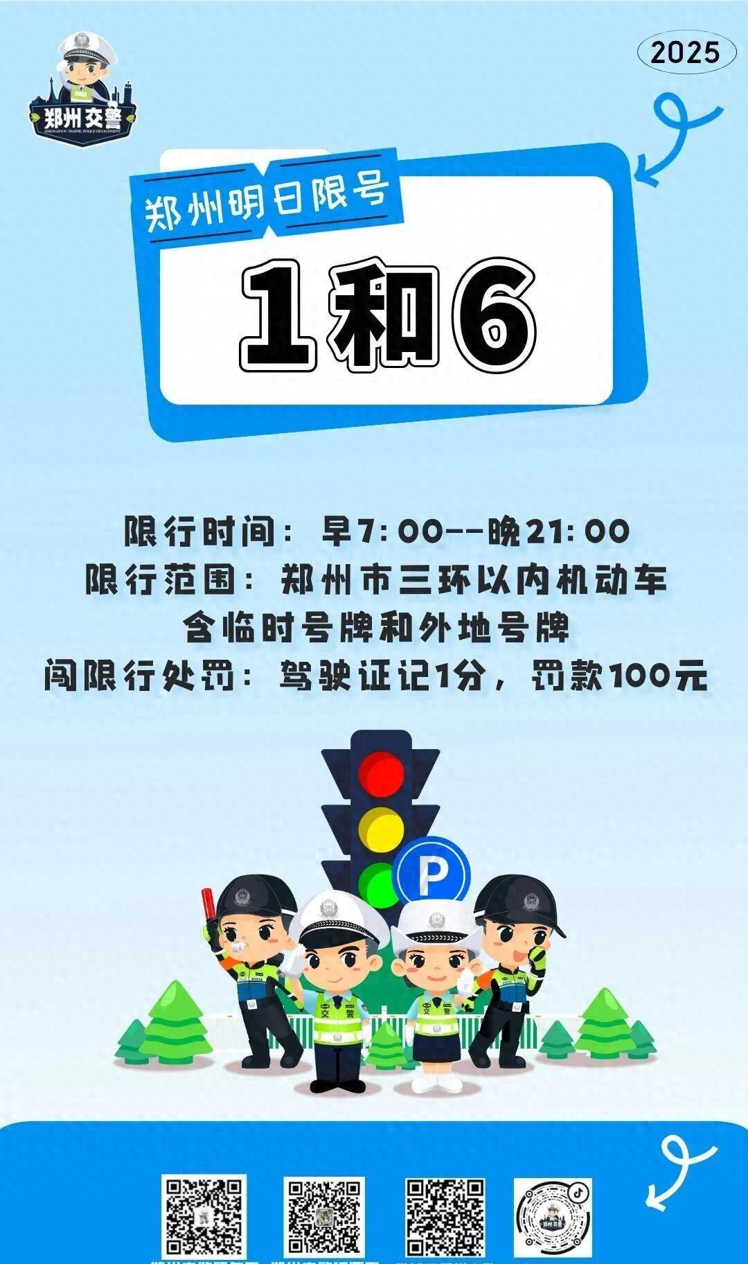鄭州市機(jī)動(dòng)車尾號限行處罰 2025年11月17日 鄭州限行處罰標(biāo)準(zhǔn)_限行
