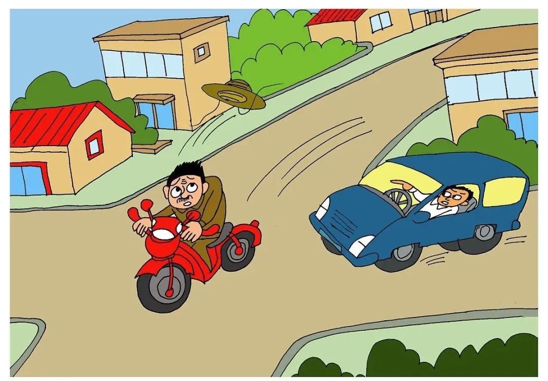 行人騎乘車(chē)安全頭盔_農(nóng)村國(guó)省道交通安全出行提示_出行提示