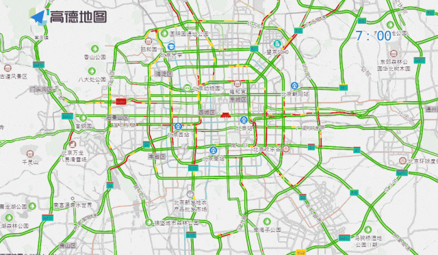 出行提示_北京冬季交通預測預報_周末滑雪場出行熱點